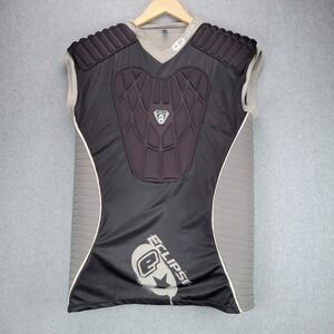 Planet Eclipse Overload Paintball Jersey Men 3XL Black Grey Padded Base Layer